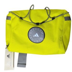 NWT Adidas Stella McCartney NeonMulti Bag Fanny Pack Gym Athletic Pockets